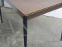 Vintage brown wood effect formica dining table, 1960s