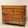 Antique capuchin dresser in walnut from the Louis Philippe era, 19th century Italy