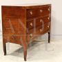 Antique Directoire period dresser in walnut, Italy 18th century