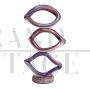 Abstract sculpture in pink Murano glass attributed to Alessandro Barbaro