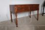 Antique Lombard desk in walnut, Louis Philippe period