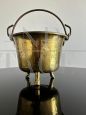 Brass-cauldron-vase-Italy-1940s                            