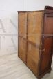 Antique 19th century solid larch display cabinet