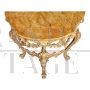 Antique Venetian Louis XVI style console in carved and gilded wood