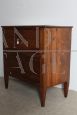 Small antique Tuscan dresser in chestnut wood, Italy late 18th century