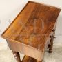 Antique Louis Philippe period bedside table or side table in walnut, 19th century