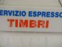 Vintage Italian lighted sign for Espresso Stamp Service, 1970s