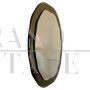 Double beveled glass mirror in the style of Fontana Arte