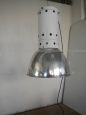 "Brocca" industrial lamp from the 70s, white color