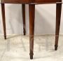 Antique Empire desk, side table or console in walnut and cherry, 19th century Italy