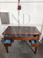 Antique Victorian desk with leather top, 19th century