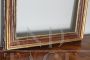 Antique 17th century frame in carved, lacquered and gilded wood