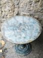 Round shabby chic vintage coffee table