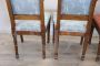 Set of 4 antique Louis XVI chairs in carved walnut