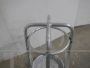 Vintage aluminum umbrella stand, 1970s