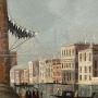 Francesco Tironi - pair of antique paintings from the 18th century with views of Venice