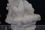 19th century Italian marble bust of a girl with A. Frilli signature