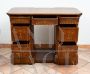 Antique Neapolitan Smith desk in inlaid walnut briar