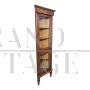 Antique wooden corner display cabinet