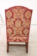 Majestic antique padded armchair from the early 18th century