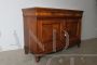 Antique sideboard from the Charles X era in solid walnut, early 19th century        