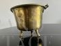 Brass cauldron vase, Italy 1940s                            