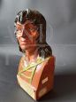 Set of 5 educational busts from the 1920s - 1930s depicting different ethnic groups