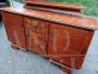 Pair of Art Deco sideboards in solid walnut and briar