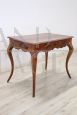 Antique center table in solid cherry wood from the 18th century