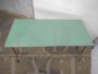 Vintage green formica folding table, 1960s