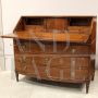 Antique Louis XVI bureau chest of drawers in walnut, Italy 18th century