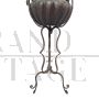 Antique wrought iron plant stand