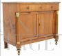 Lucchese Empire sideboard in cherry wood with gold leaf carvings  