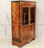 Antique inlaid display cabinet from the 19th century - Napoleon III period