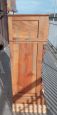 Pair of antique bedside tables from the late 19th century with gray marble top