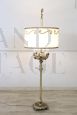 Antique Florentine style brass floor lamp, 1960s