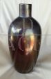 Pair of collectible artistic vases in ceramic and Murano glass