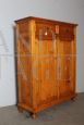 Antique Tuscan small sideboard cabinet in poor art, 19th century