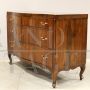 Louis XV era buffet sideboard in walnut, 18th century Italy