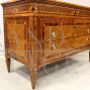 Antique Louis XVI chest of drawers with neoclassical inlays, 18th century Italy