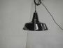 Industrial funnel lamp in black metal D30 - 1950  