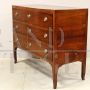 Antique Directoire period dresser in walnut, Italy 18th century