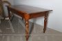 Antique rustic table in solid walnut from Italy 1850s - Louis Philippe period