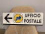 Vintage Italian Post Office metal sign, 1970s