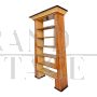 Art deco trapezoid bookcase in birch briar