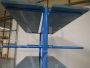 Industrial 70s blue shelves