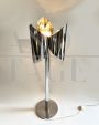 Design floor lamp attributable to Francois Monnet in steel