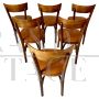 Set of six bistro chairs from the 1950s