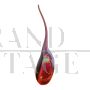 Sculpture by Alessandro Barbaro in red Murano glass