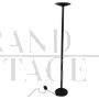 Italian 1970s design floor lamp in black metal